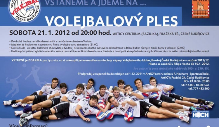SOUTĚŽ: Vyhrajte lupeny na zítřejší Volejbalový ples!