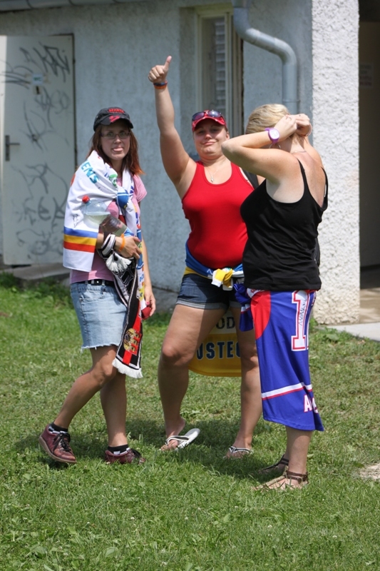 Sraz hokejových fanoušků v Českých Budějovicích