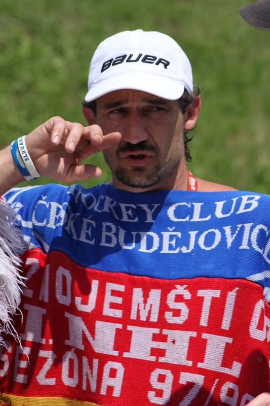 Sraz hokejových fanoušků v Českých Budějovicích