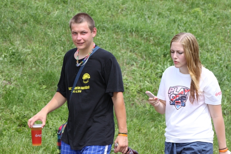 Sraz hokejových fanoušků v Českých Budějovicích