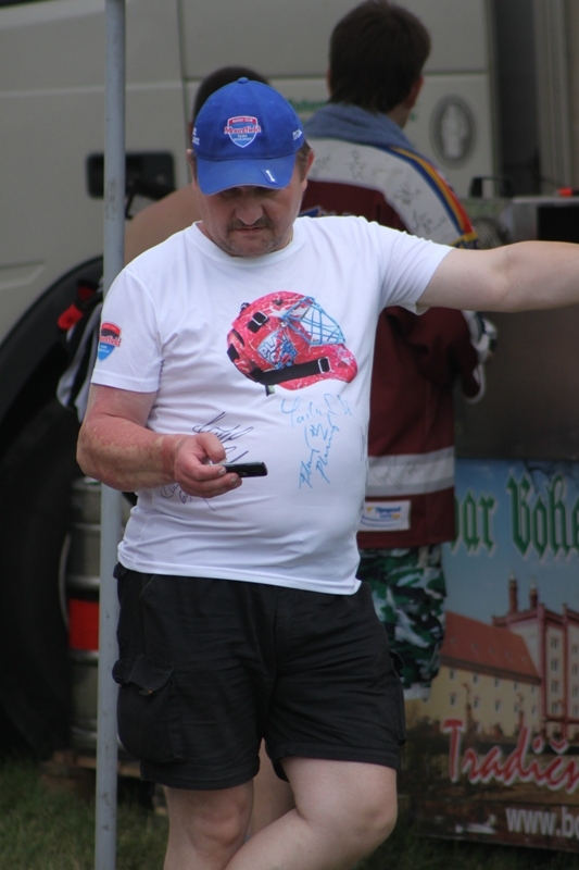 Sraz hokejových fanoušků v Českých Budějovicích