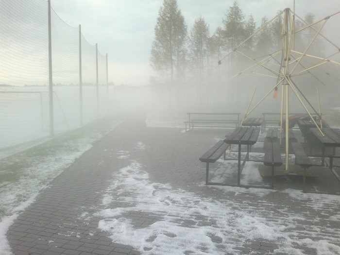 Sportovní centrum mládeže na Složišti po sobotním krupobití