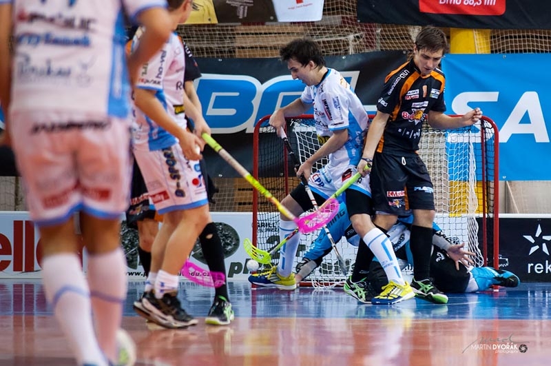 Semifinále Poháru České pojišťovny sehráli brněnští florbalisté proti Ostravě