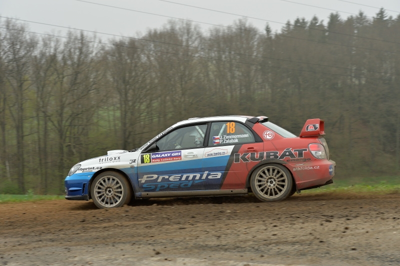Josef Zimmermann na trati Rally Lužické hory. Foto: Bohumil Hlávka