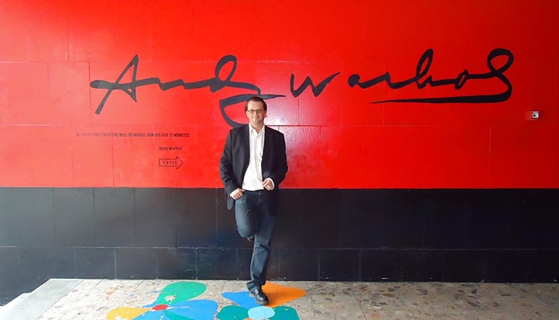 Kurátor výstavy Andy Warhol - Zlatá šedesátá Miroslav Houška