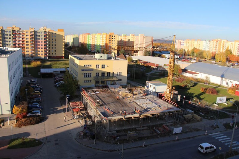 Výstavba Komunitního centra Máj