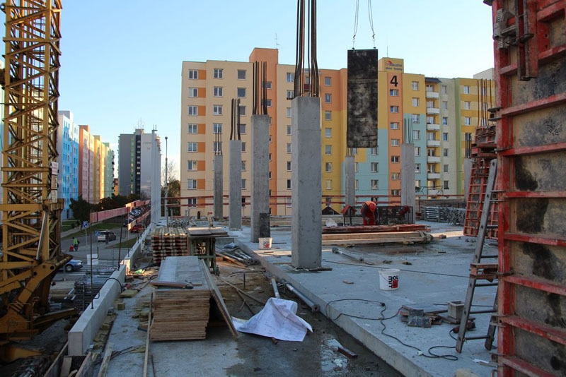 Výstavba Komunitního centra Máj