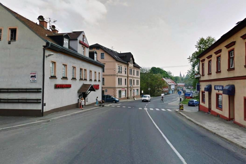 Inkriminovaný přechod v Londýnské ulici