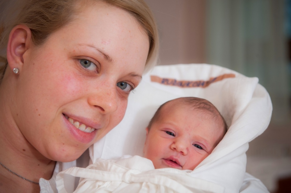 Isabel se narodila minutu po půlnoci. Foto: Nemocnice Liberec