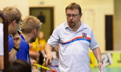 Zdeněk Skružný během svého působení u reprezentace. Foto: florbal.cz