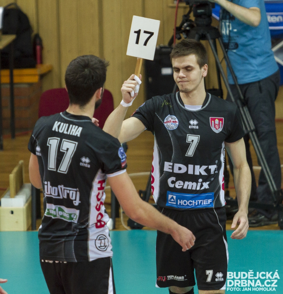 Druhý semifinálový zápas VK Jihostroj České Budějovice vs VSC Fatra Zlín.