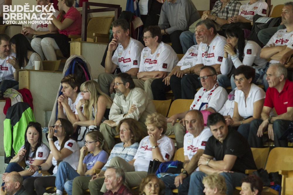 Druhý semifinálový zápas VK Jihostroj České Budějovice vs VSC Fatra Zlín.