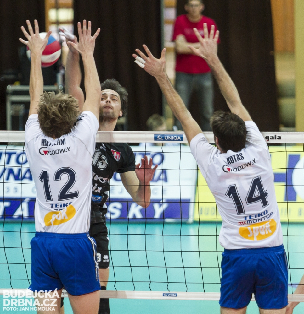 Druhý semifinálový zápas VK Jihostroj České Budějovice vs VSC Fatra Zlín.