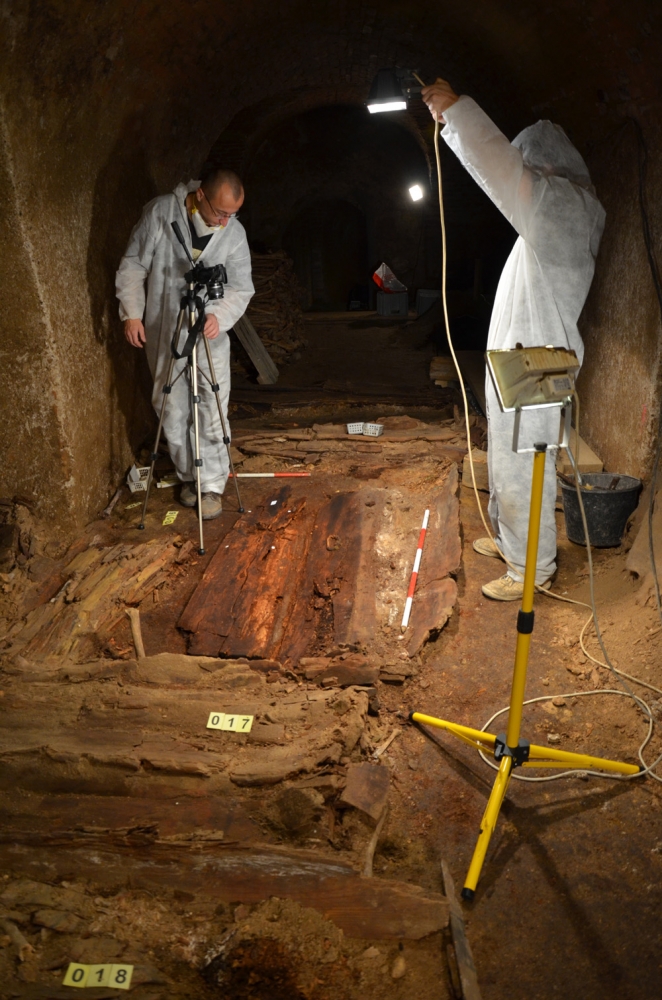 Dokumentace rakví, foto: A. Svoboda