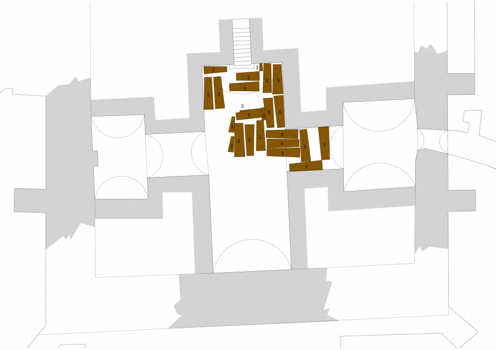 Krypta u sv. Jakuba, vizualizace: Turistické informační centrum města Brna