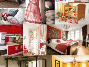 Červené interiéry