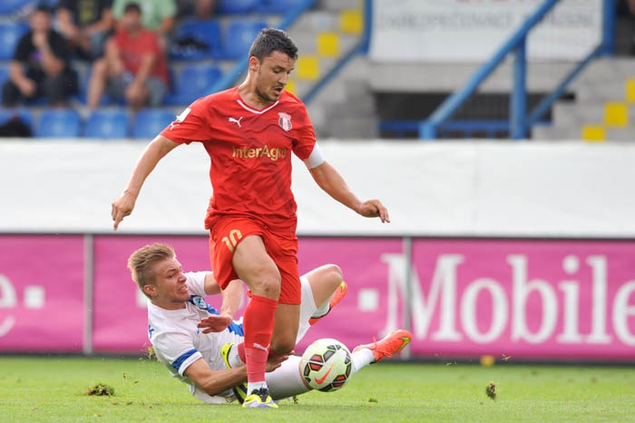 Slovan prohrál s Giurgiu i odvetu a s Evropskou ligou se loučí. Foto: Jaroslav Appeltauer