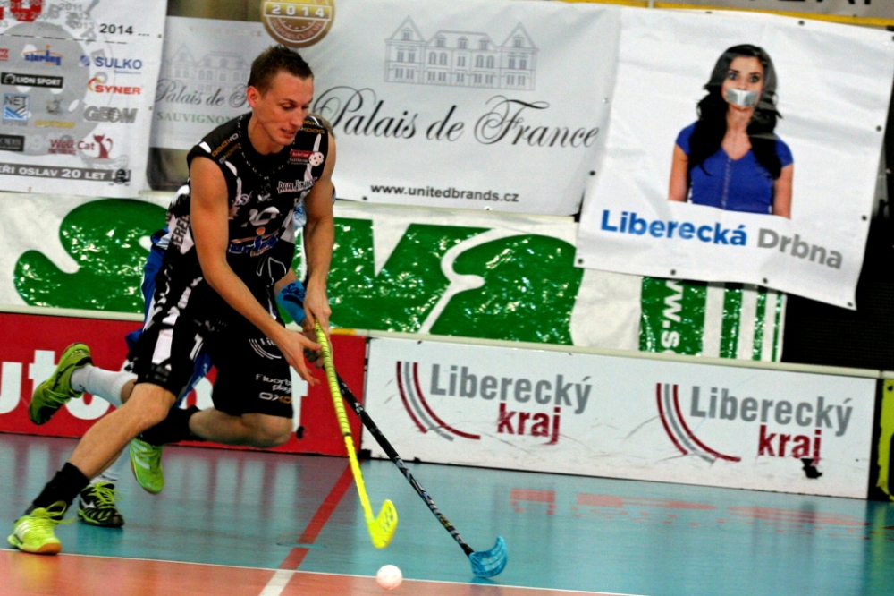 Autor dvou branek Martin Blažek. Foto: FBC Liberec