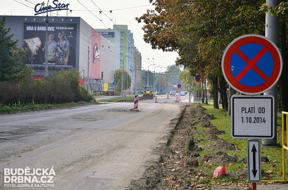 Oprava asfaltového povrchu v ulici Oskara Nedbala