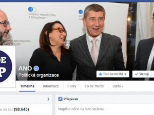 Na Facebooku bylo před volbami nejaktivnější hnutí ANO