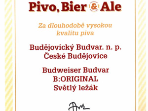 Výroční cena Pivo Bier Ale