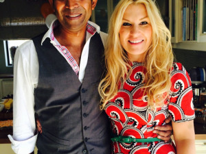 Andrea Pražáková se svým životním partnerem Krisem