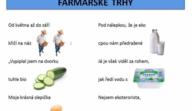 Farmářské trhy - básnička