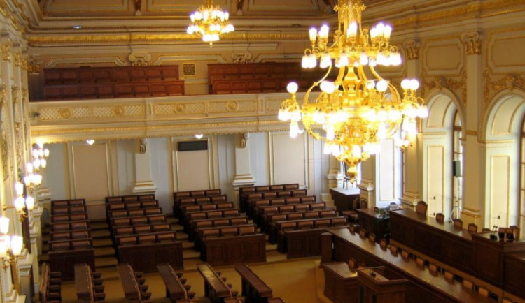 Zasedací sál Poslanecké sněmovny Parlamentu České republiky