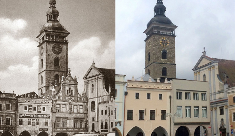 Když ještě na náměstí stával novorenesanční palác Záložny českobudějovické