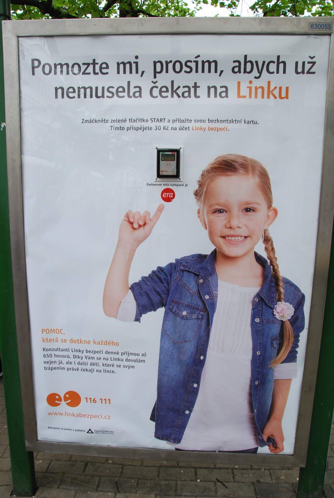 Speciální CLV s platebním terminálem na zastávce Fugnerova