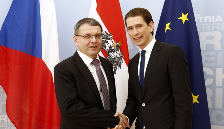 Lubomír Zaorálek a Sebastian Kurz