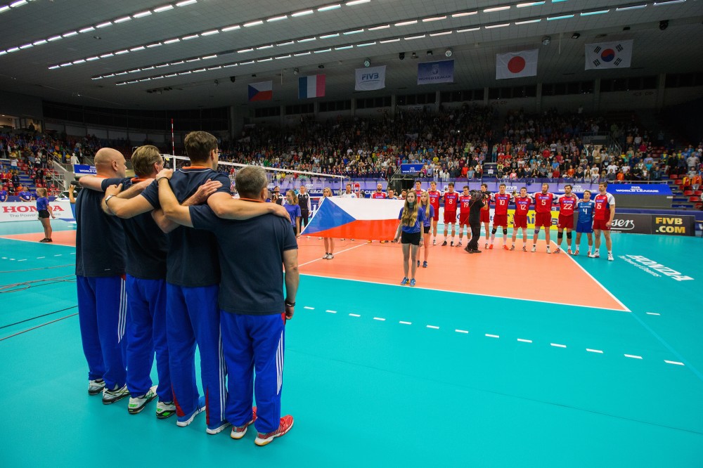 Čeští volejbalisté si poradili s Koreou. Ilustrační foto