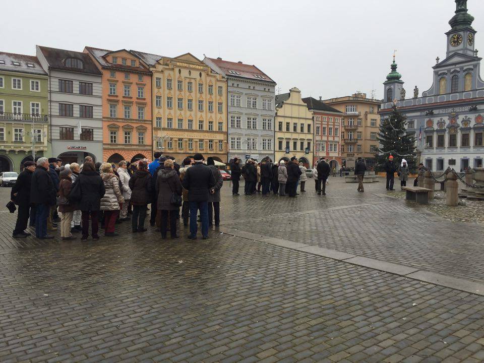 Náměstí po silvestrovských oslavách