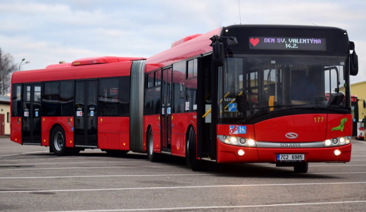 Pošlete svůj valentýnský vzkaz trolejbusem