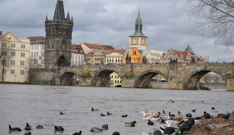 Karlův most z Kampy, Ilustrační foto. www.wikimedia.org