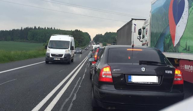 Silnice I/3 mezi Olbramovicemi a Mirošovicemi