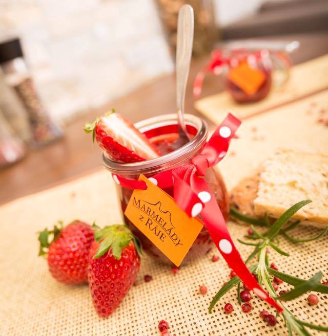 Výrobkem Libereckého kraje je jahodový džem z Českého ráje