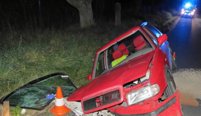 Náraz do betonového můstku se mu stal osudným. Řidič Felicie v noci zemřel u Horního Dvořiště