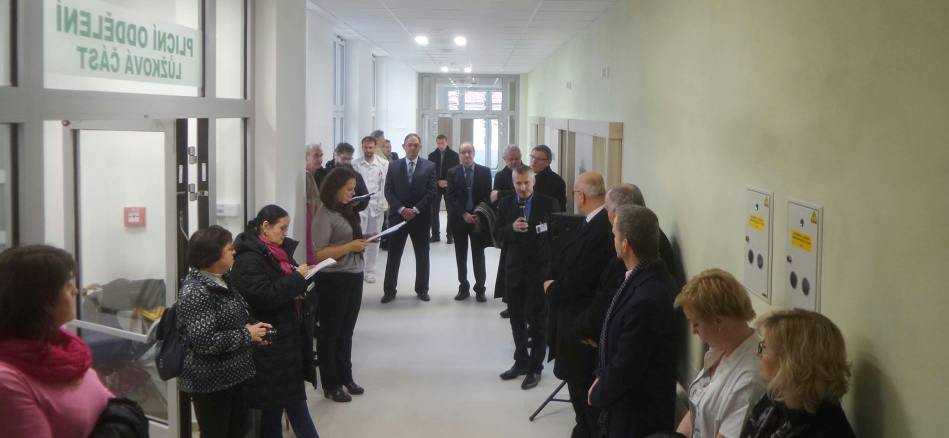 Rekonstruovaný pavilon nemocnice v Havlíčkově Brodě dnes slavnostně zahájil provoz