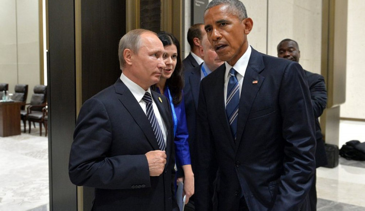 Vladimir Putin a Barack Obama