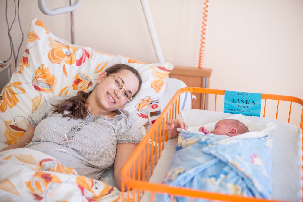 Vojtěch Liška s maminkou Lenkou Havlíčkovou