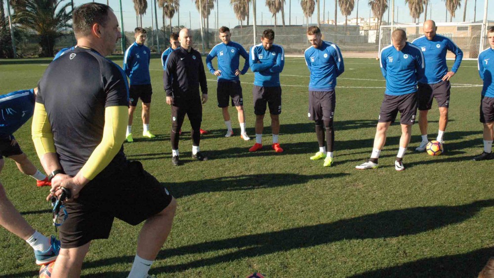 Fotbalisté Slovanu absolvují první tréninkové dávky ve Španělsku