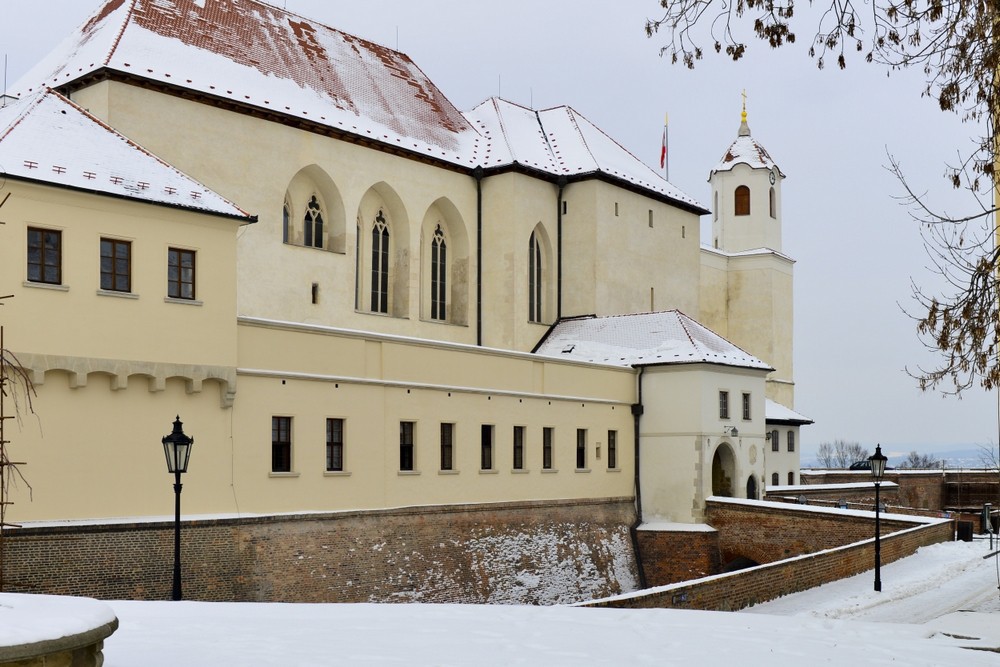 Zasněžený Špilberk, zdroj: MMB