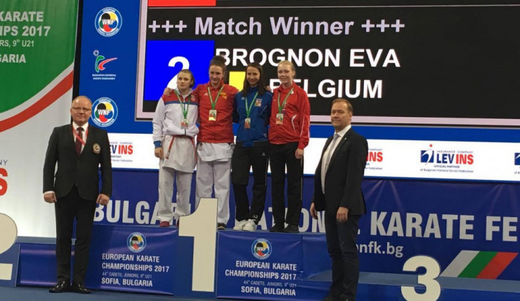 Budějčtí karatisté získali potřetí v řadě evropskou medaili a mají slušný výhled do budoucna