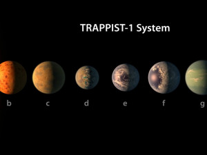 NASA oznámila unikátní objev – našla soustavu sedmi planet podobných Zemi