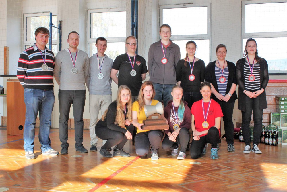 Medailisté z extraligového klání.