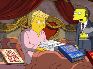Tvůrci seriálu Simpsonovi v novém díle zhodnotili 100 dní Trumpa ve funkci prezidenta