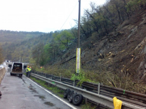 Skalnatý masiv u Strnad