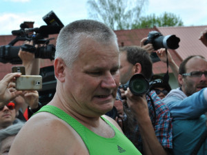 Jiří Kajínek na svobodě.