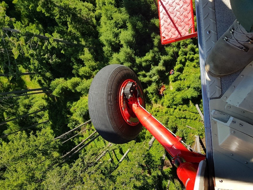 Zásah na Medvědí stezce.